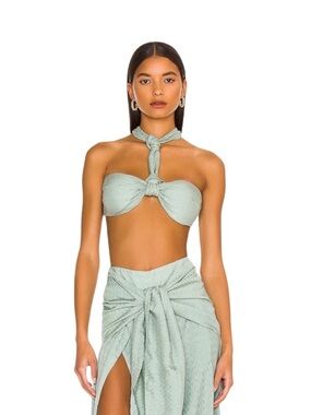 REVOLVE x Atoir Dalia Crop Top In Jadeite Size XS NWT